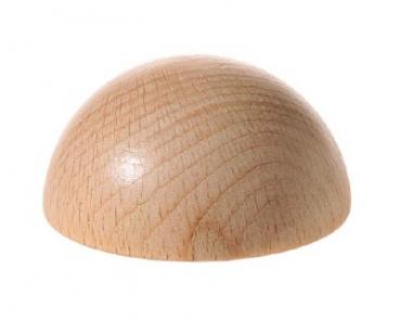 Holzkugel, halb