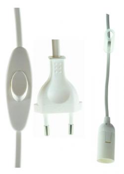 Zuleitung mit Schalter/Fassung E14