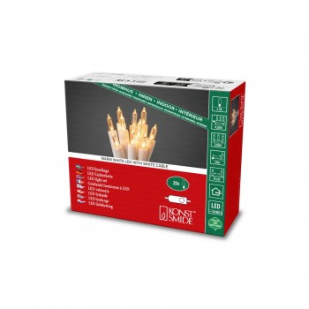 1 Karton LED-Minilichterketten mit Schalter weiß-VE24