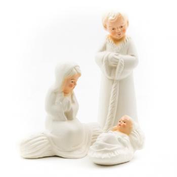 Heilige Familie 13cm-weiß