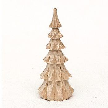 Holzbaum 9cm natur, gedrechselt