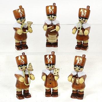 Bergleute-Musikerset 6cm 6-fach