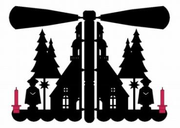 Bausatz-Deckenpyramide Seiffen