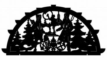 Riesenschwibbogen-Bergmänner filigran