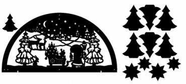 Weihnachtszeit 54 x 32 cm