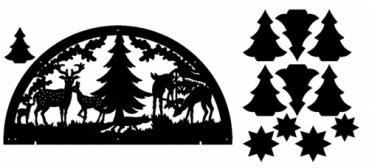 Rehe im Wald 54 x 32 cm