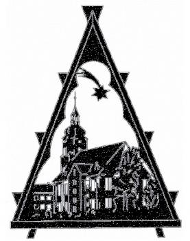 Kirche St.Georgen Schwarzenberg 40 x 52 cm