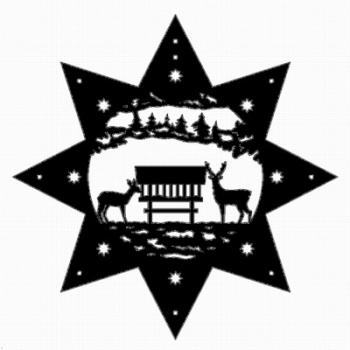 Achteckiger Stern-Wildfütterung