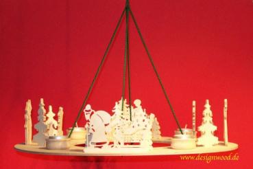 Runder Adventsleuchter-Weihnachtszeit