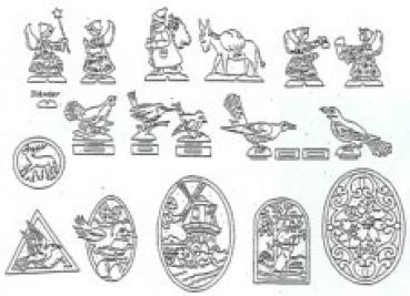 Bastelbogen-Weihnachten