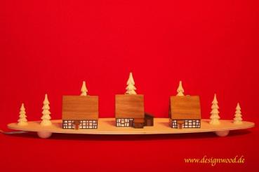 3D-Weihnachtsberg Lichterhäuser