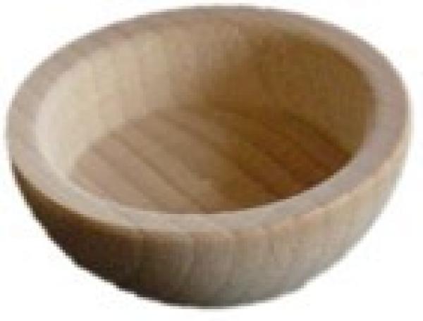 Holztülle Teelicht-flach-Schale