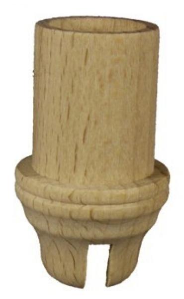 Kerzentülle, Hoch 44mm, 6mm Nut