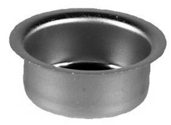 Metalleinsatz 40mm, tief-silberfarbig