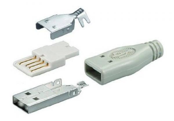 USB-Stecker, montierbar