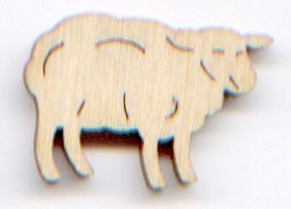 10er Set-Bastelmotiv-Schaf stehend