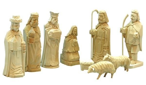 Krippe 9cm, 9-teilig