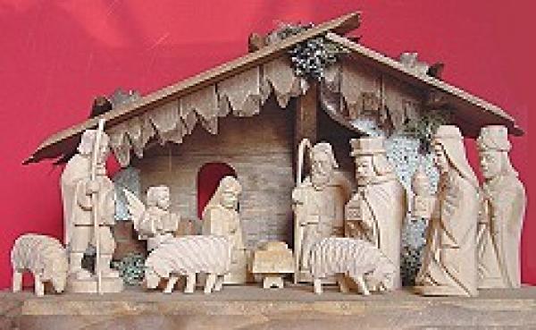 Krippe 9cm, 12-teilig