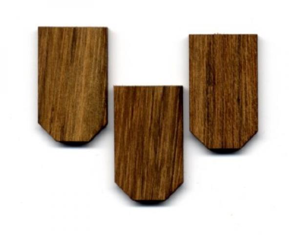 Holzschindeln-Teak 15x25x2mm