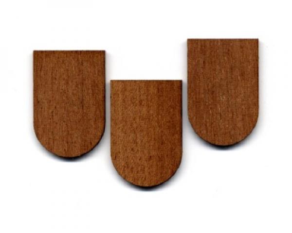 Holzschindeln-Mahagoni 20x30x2mm