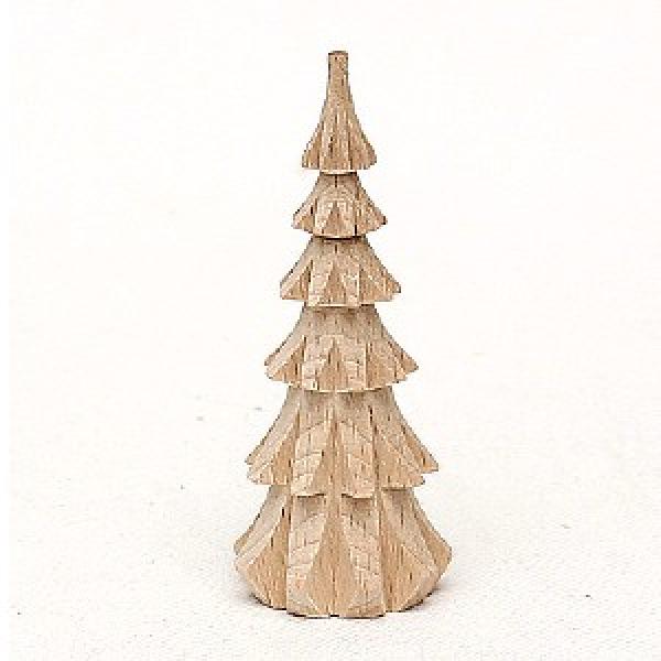 Holzbaum 9cm natur, gedrechselt