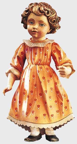 Holzpuppe Tina 10cm