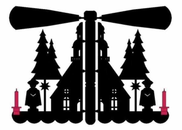 Bausatz-Deckenpyramide Seiffen