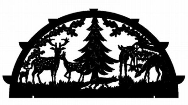 Rehe im Wald 58 x 34 cm
