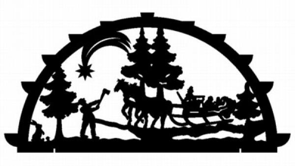 Riesenschwibbogen-Schlittenfahrt
