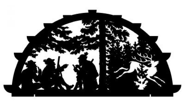 Riesenschwibbogen-Jägerlatain
