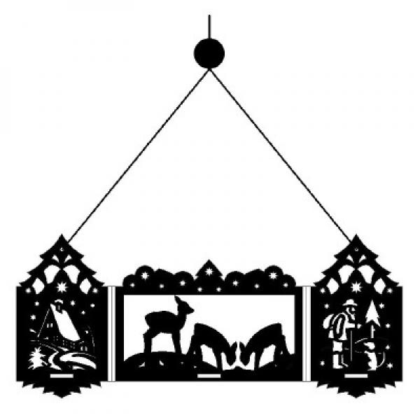 Bausatz-Achteckiger Adventsleuchter-Im Erzgebirge