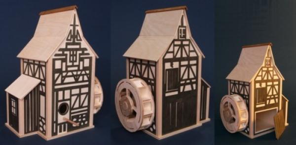 Bausatz-Wassermühle-36,5cm
