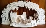 3DA-"Krippe mit Turm" 56x28x15cm